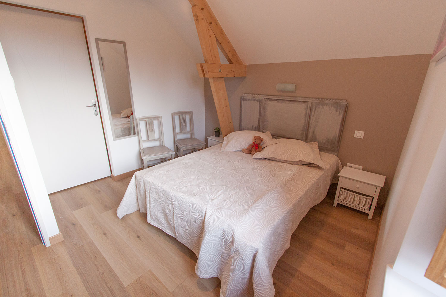 Chambre Mirabelle du gîte Les Pruniers en Sologne