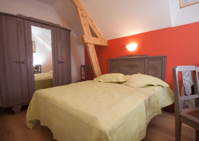 Chambre Mirabelle du gîte Les Pruniers en Sologne