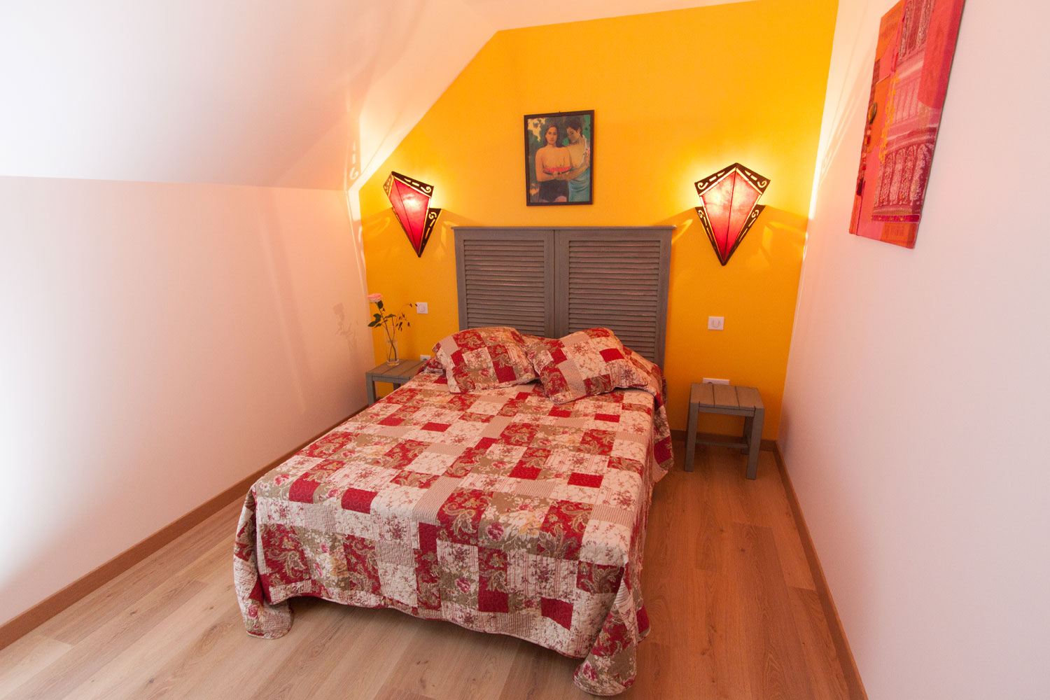 Chambre Reine-Claude du gîte Les Pruniers en Sologne