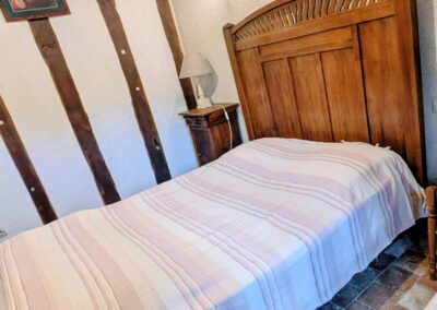 Chambre Boisée gite Les Pommiers