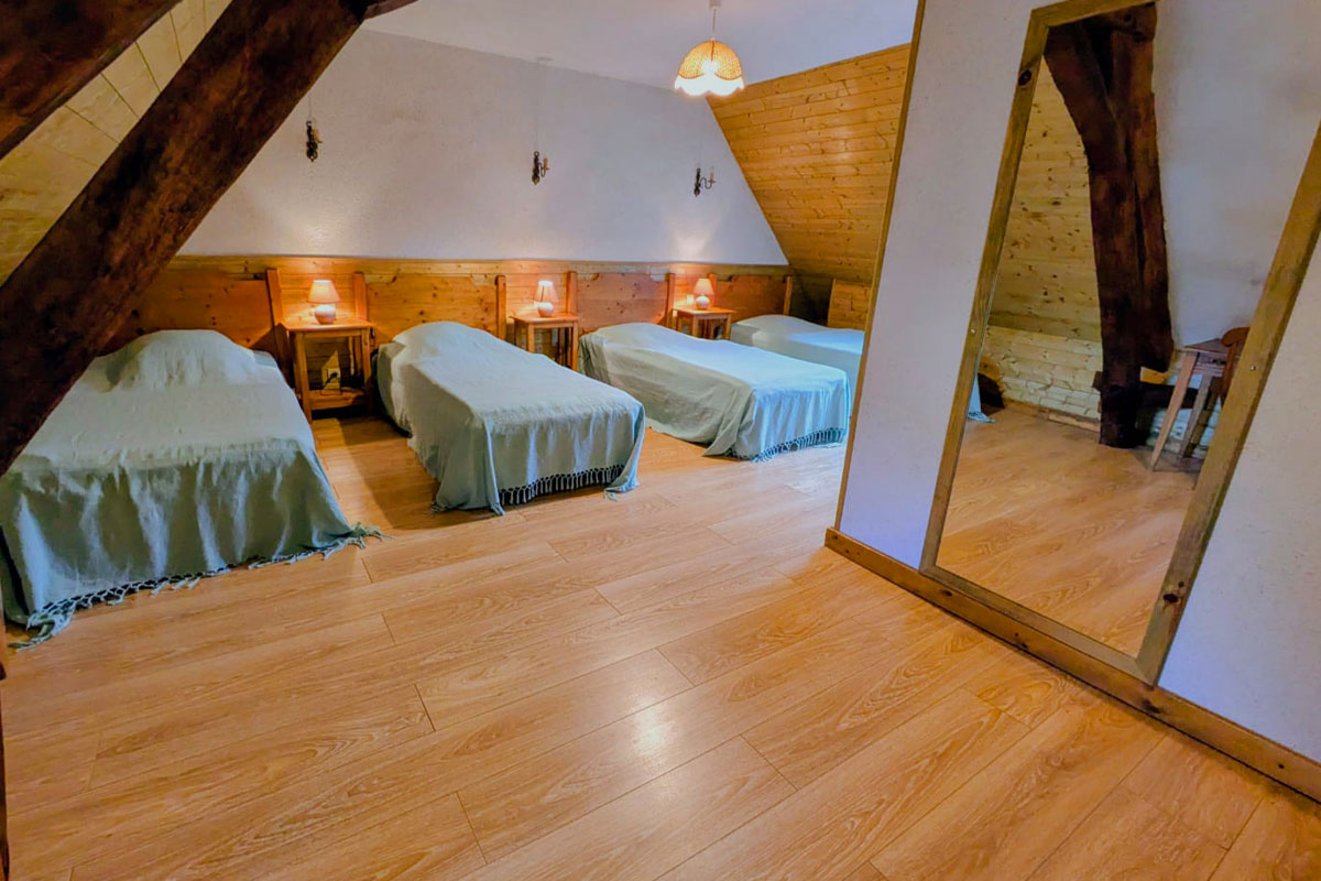 Chambre Boucle d'Or<br />
Gite Sologne Les Pommiers<br />
Domaine des Merciers