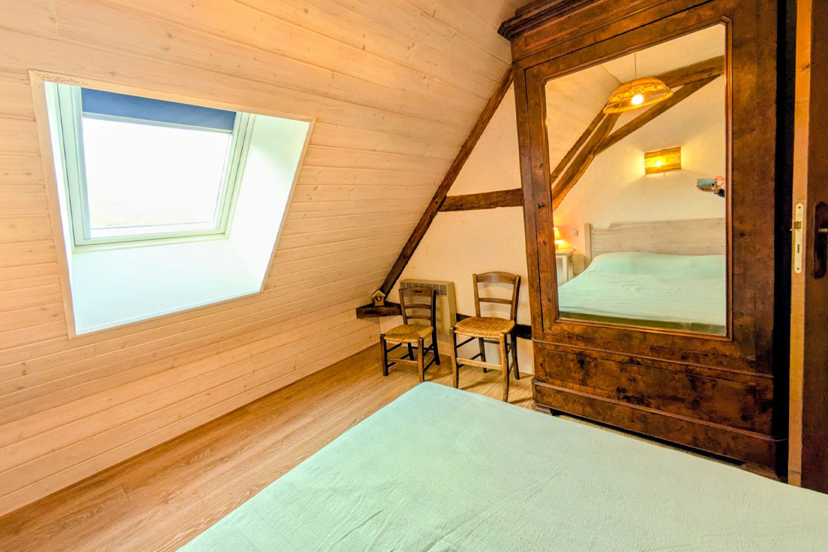 Chambre Mansardée Gite Sologne Les Pommiers Domaine des Merciers