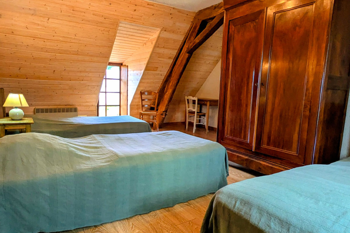 Chambre Trio Gite Sologne Les Pommiers Domaine des Merciers