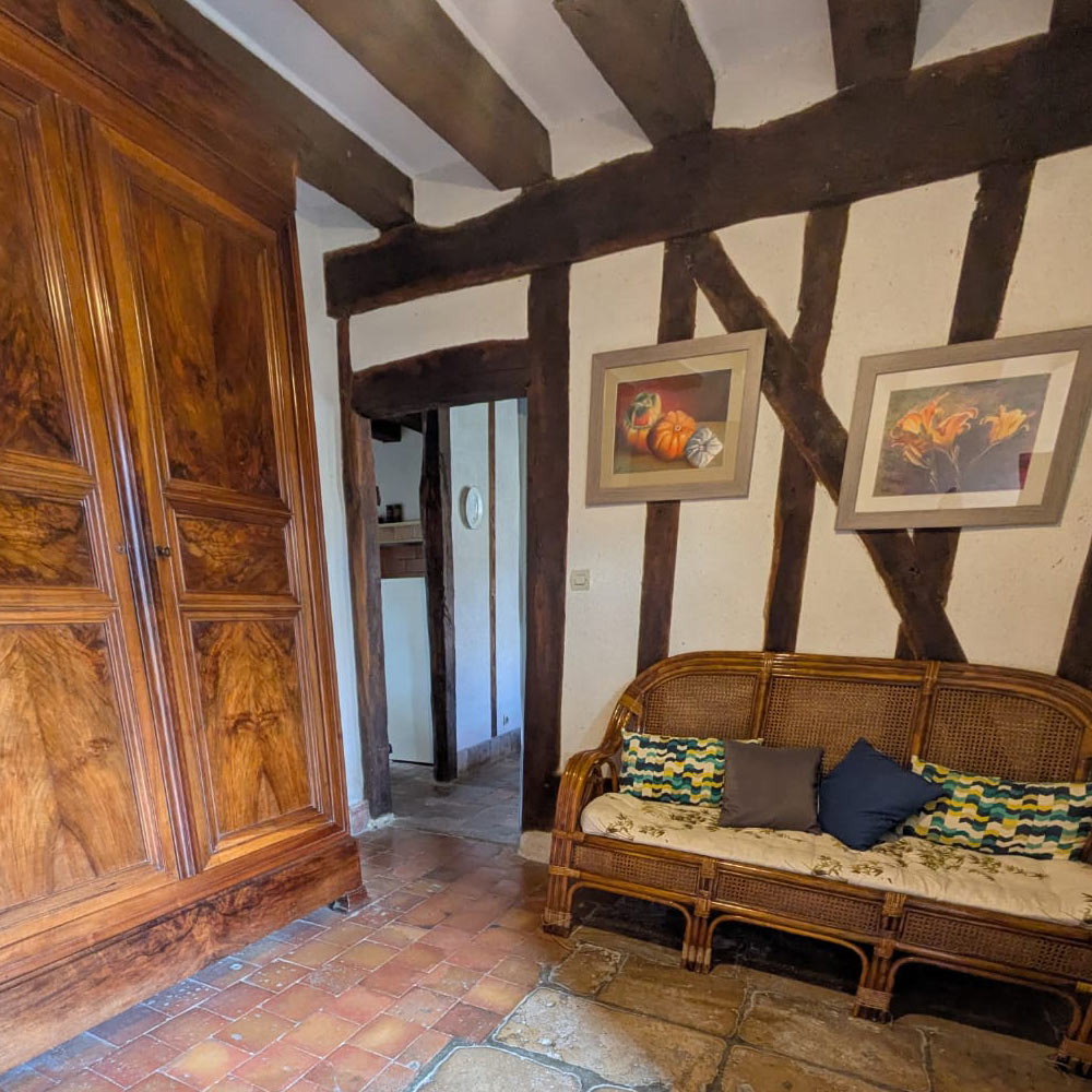 Entrée gîte Les Lavandes Sologne