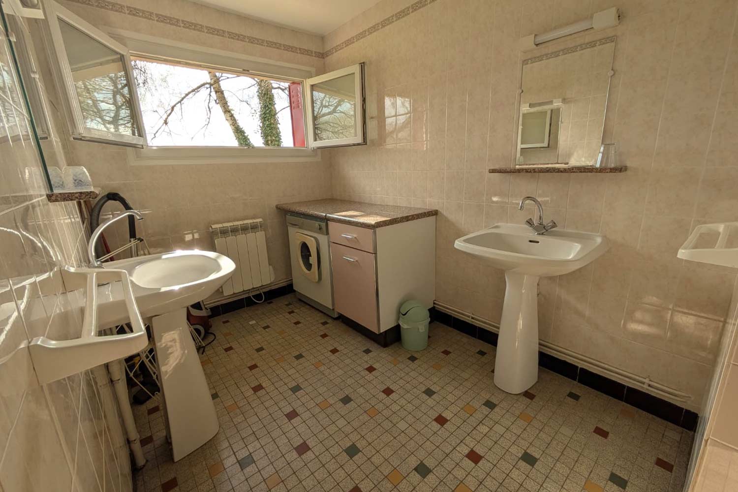 Salle d'eau du gîte Hortensias de Sologne