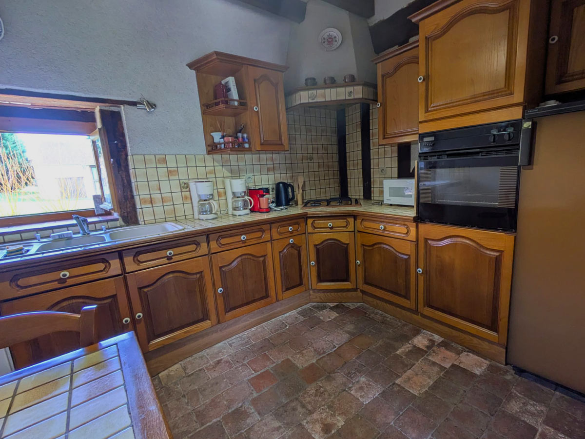 Cuisine du gîte de Sologne Les Pommiers<br />
Domaine des Merciers 