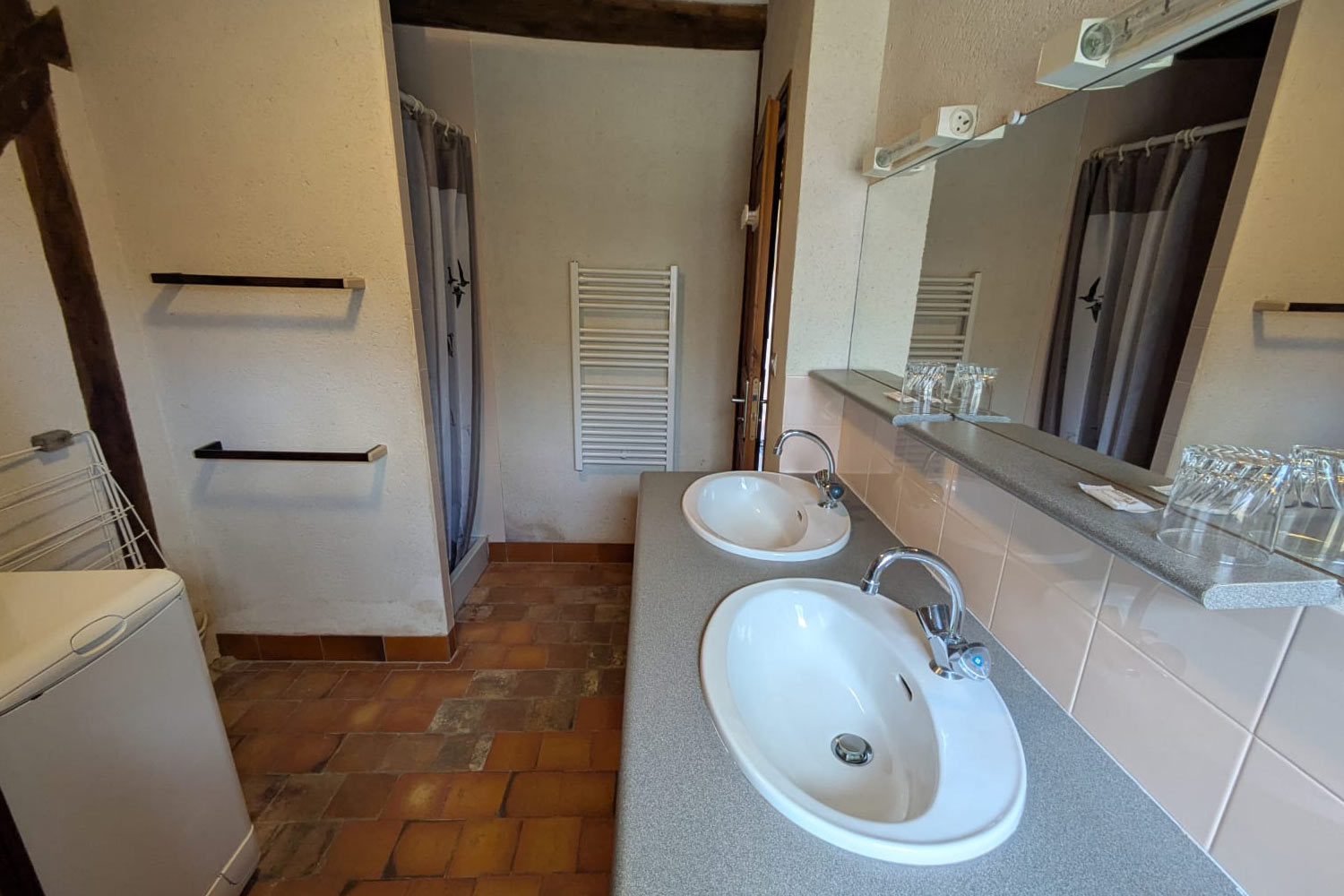 Salle d'eau - Gîte Sologne - les Lavandes Domaine des Merciers