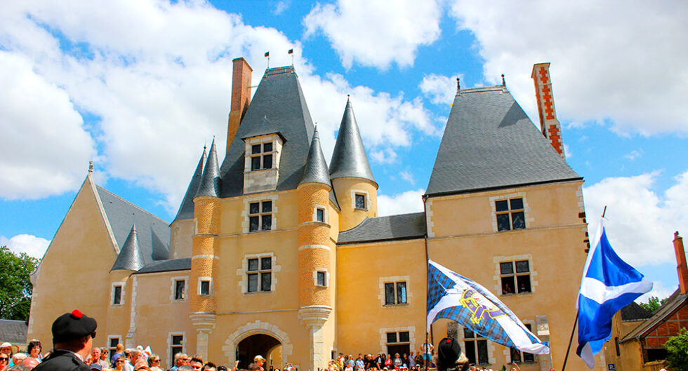 Vue sur le Chateau des Stuarts à Aubigny-sur-Nère