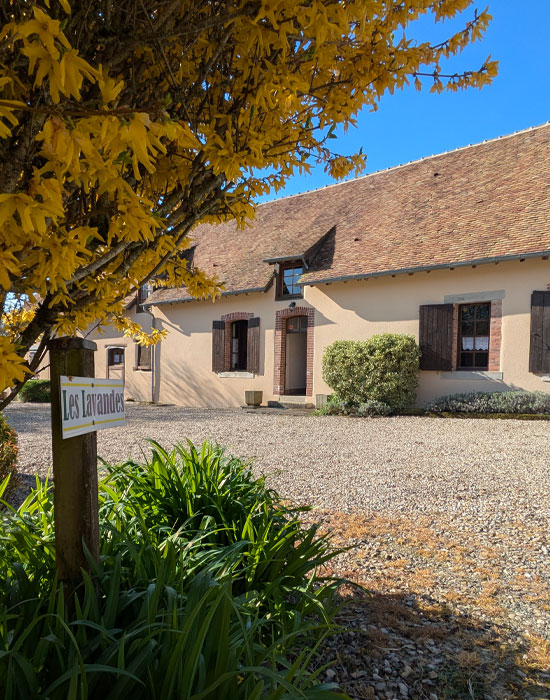 Gite les Lavandes du Domaine des Merciers en Sologne