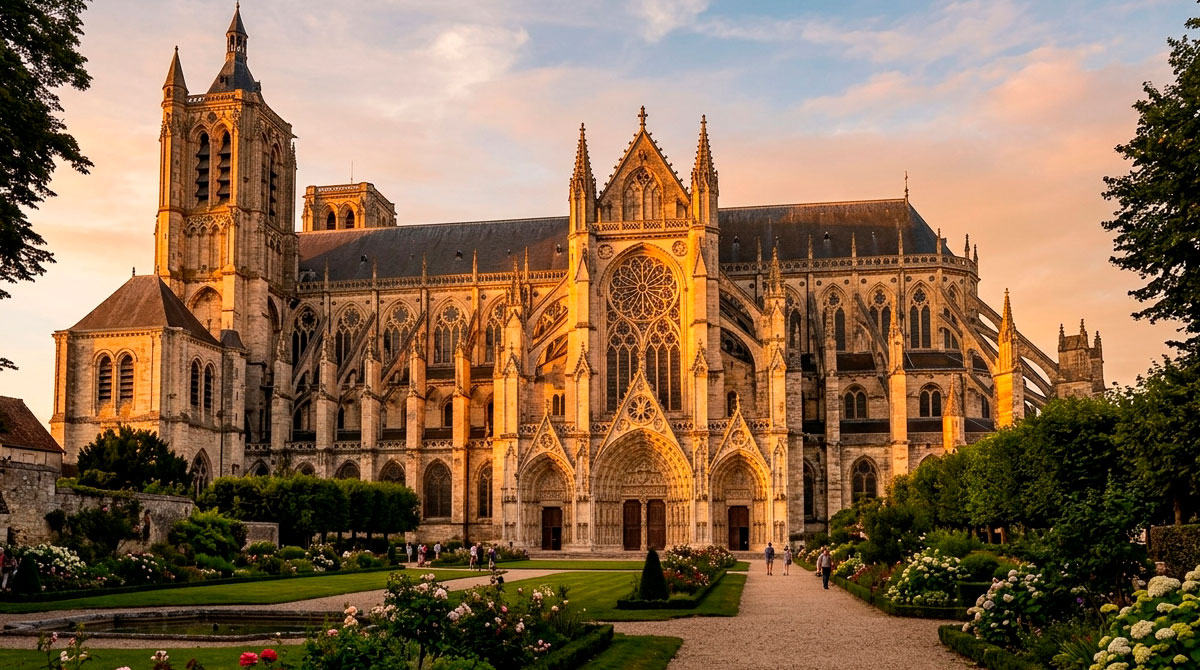 Visite de la ville de Bourges Gites des Merciers en Sologne
